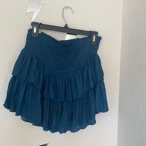 BLUE FLOWY SKORT